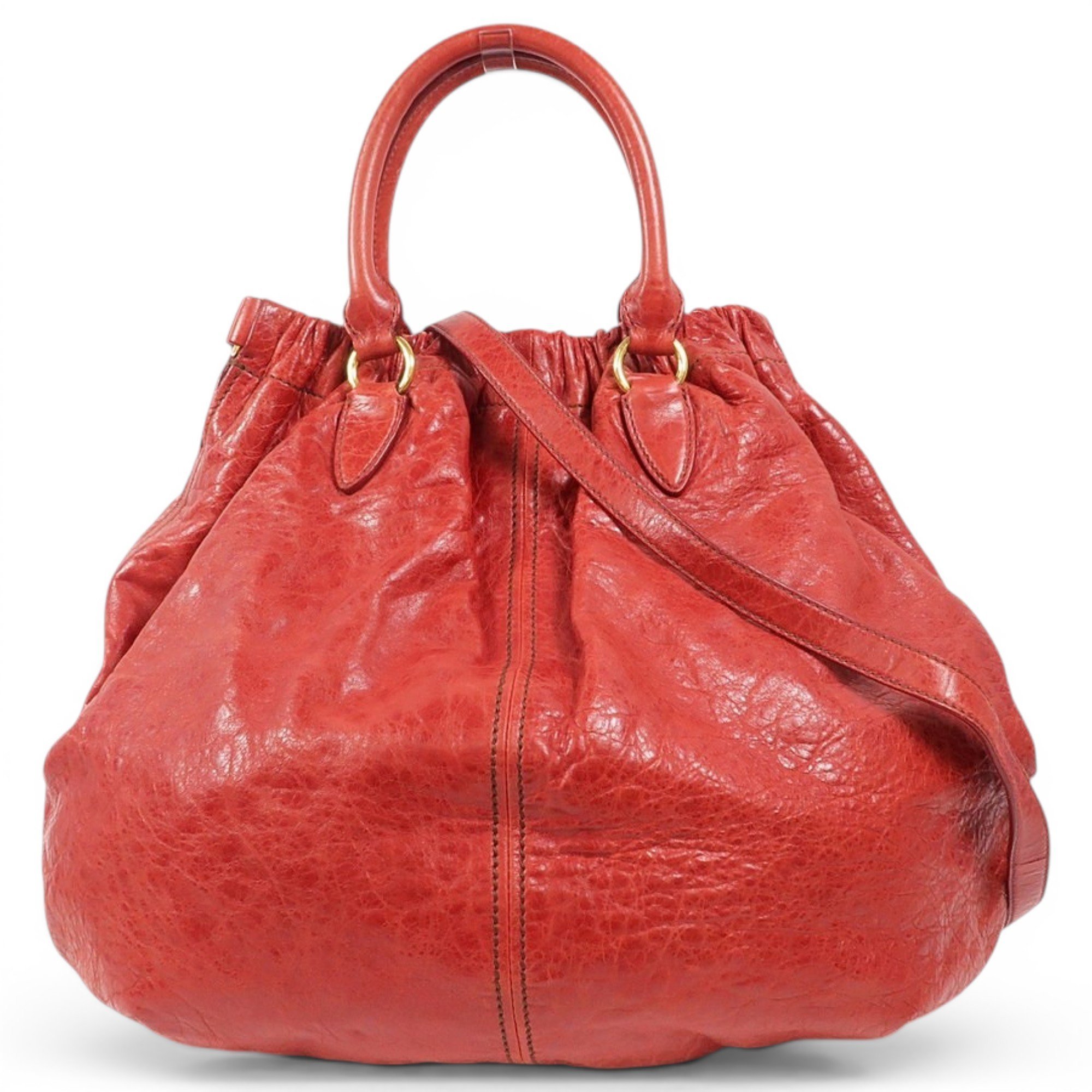Leather handbag