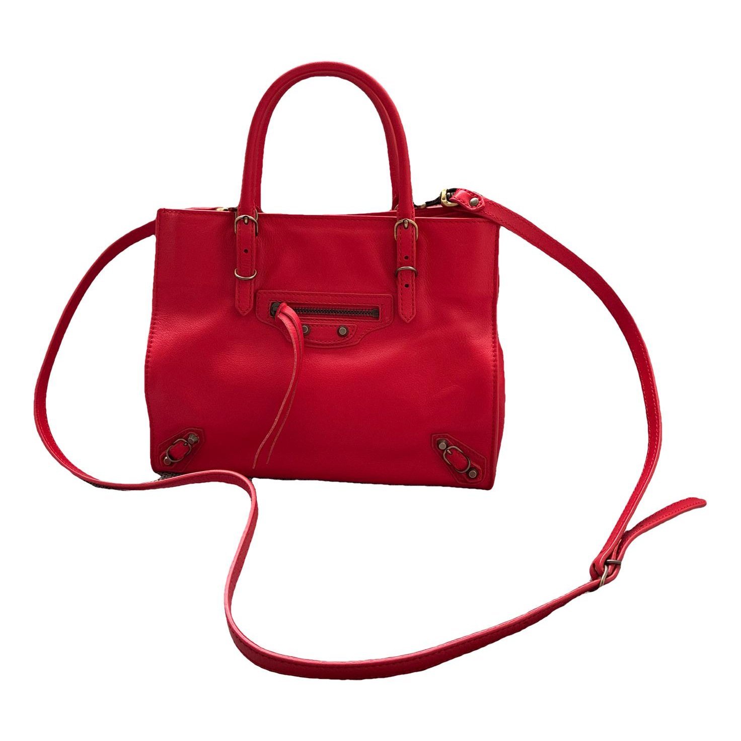 Papier leather crossbody bag