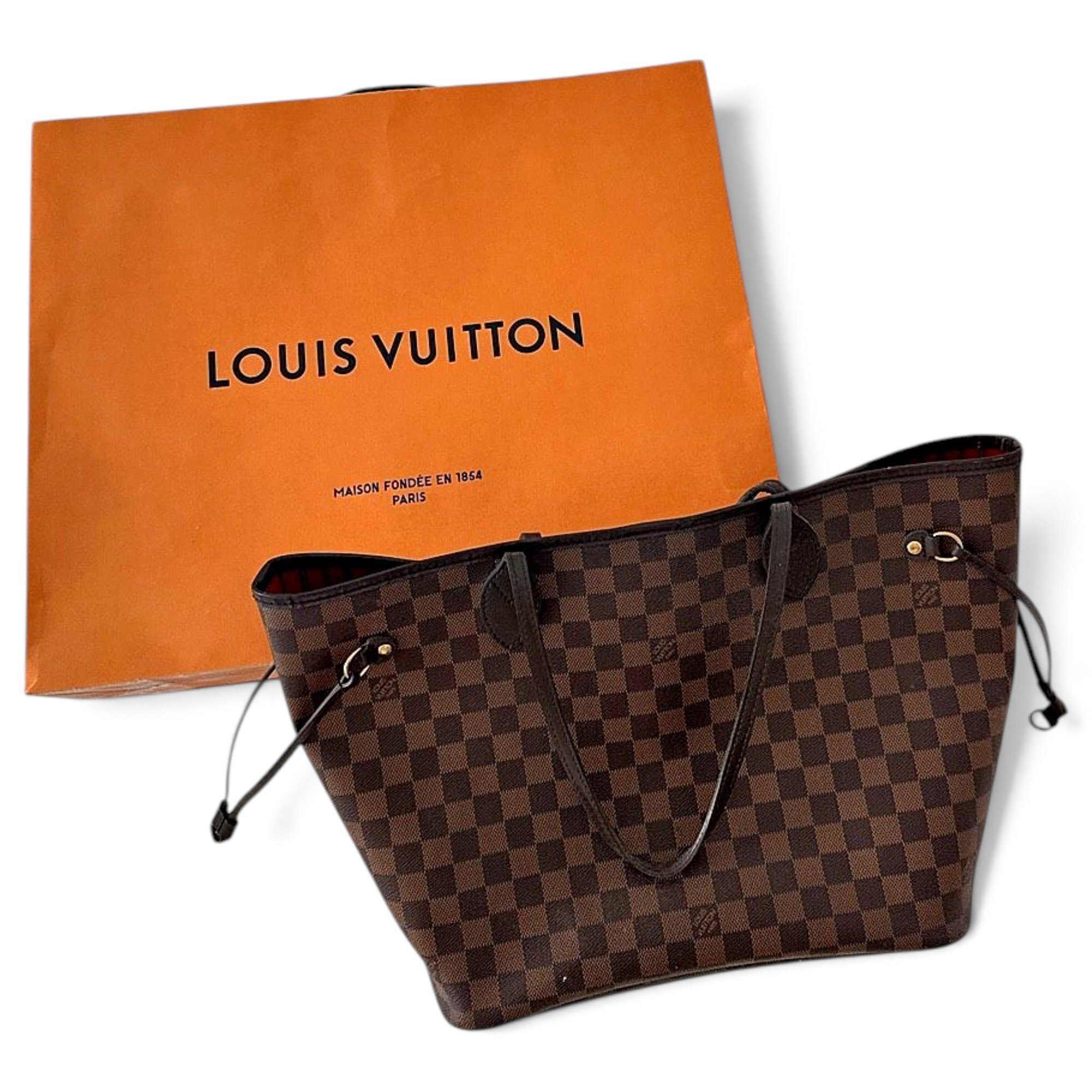 Neverfull leather tote