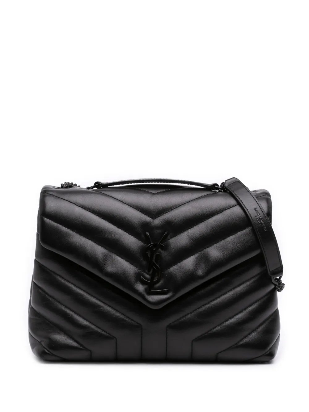 2021 Small Matelasse Calfskin Monogram Monochrome LouLou shoulder bag