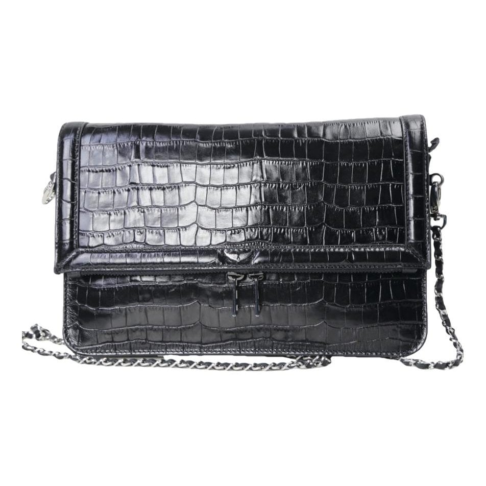 Leather crossbody bag