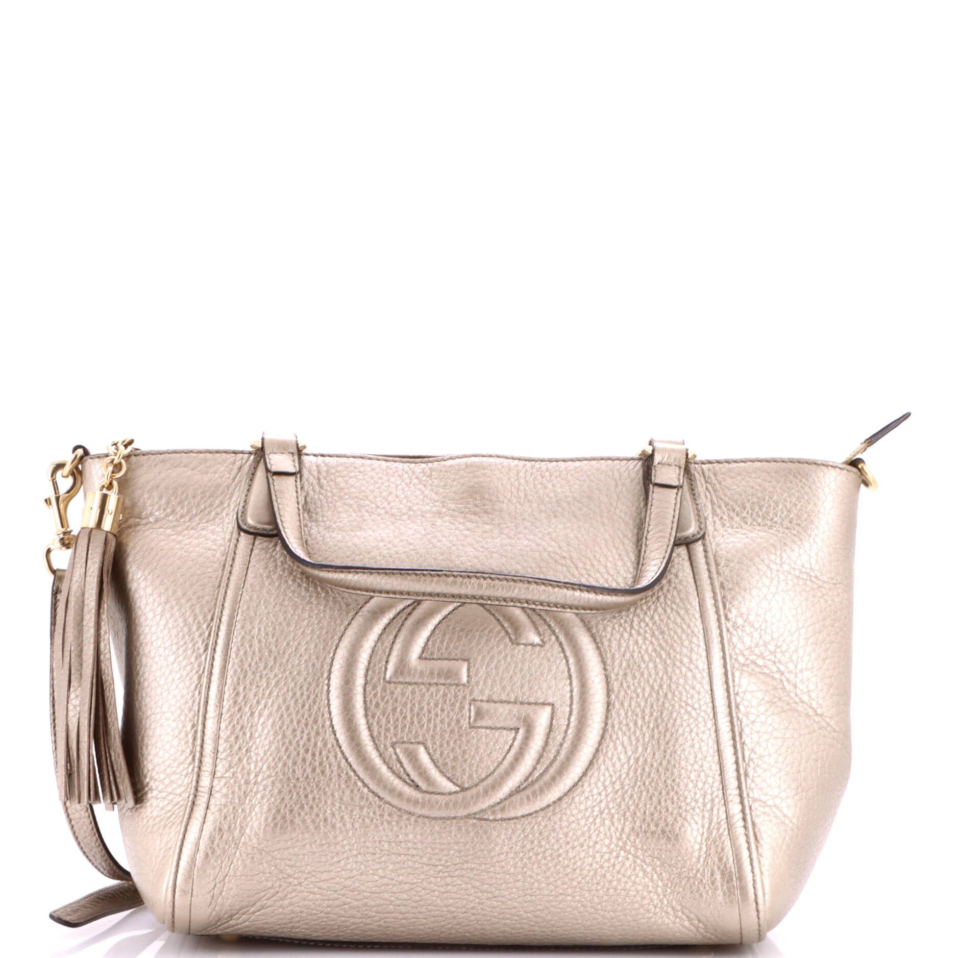 Soho Convertible Top Handle Bag Leather Small