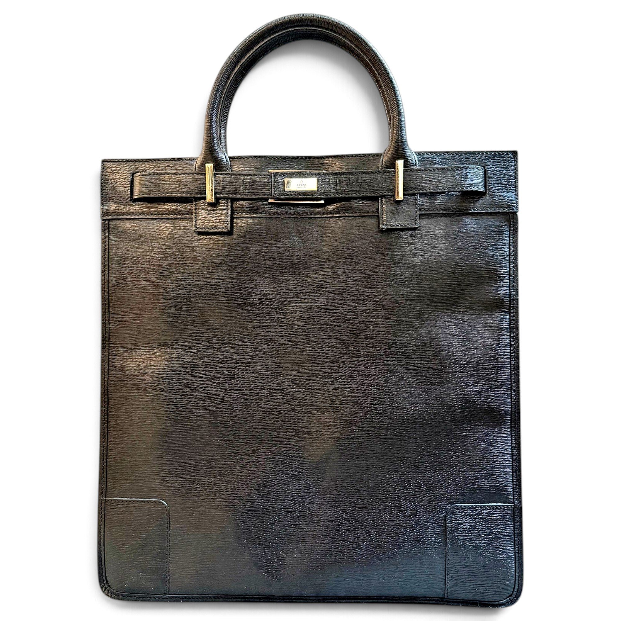 Leather tote