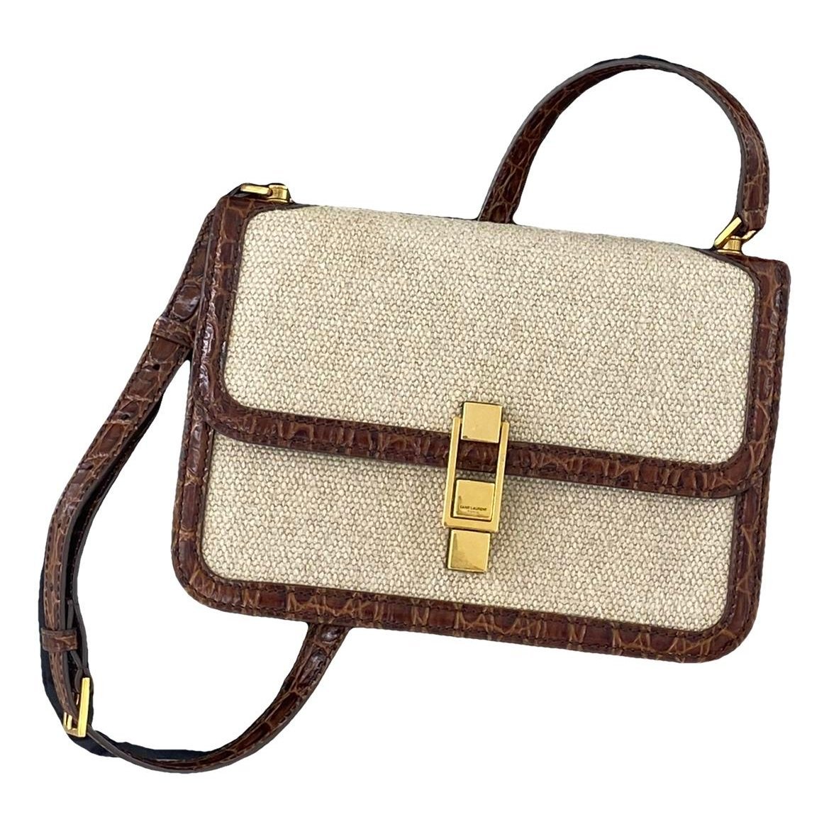 Carré leather crossbody bag