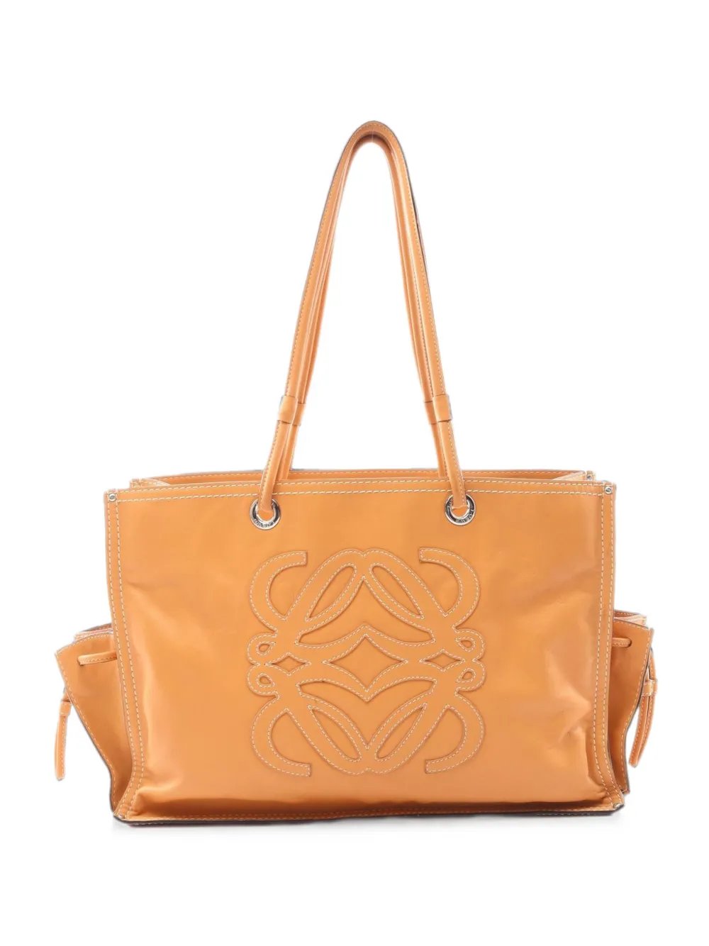 2000s Anagram leather tote bag