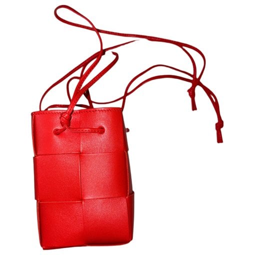 Cassette Bucket leather mini bag