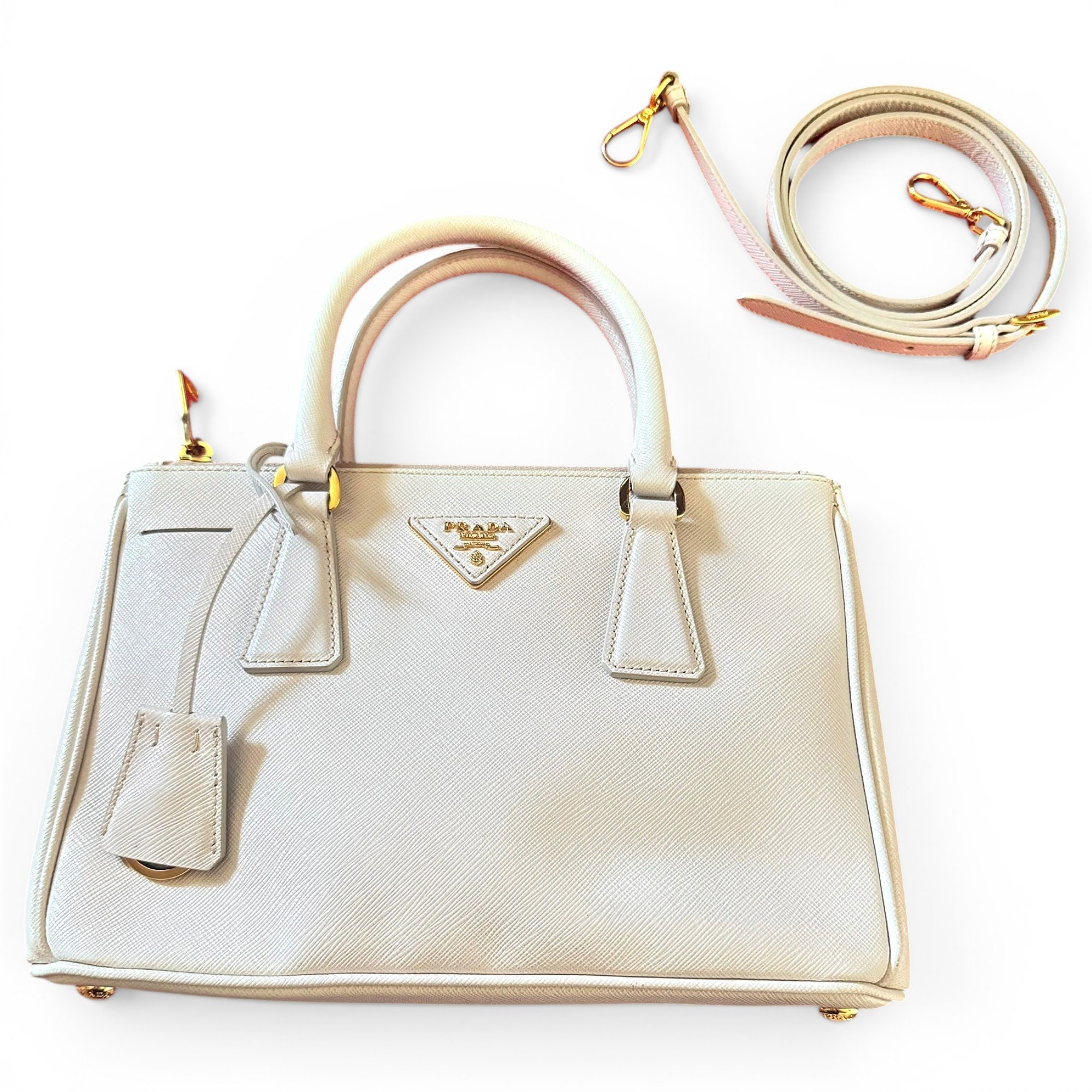 Galleria leather handbag