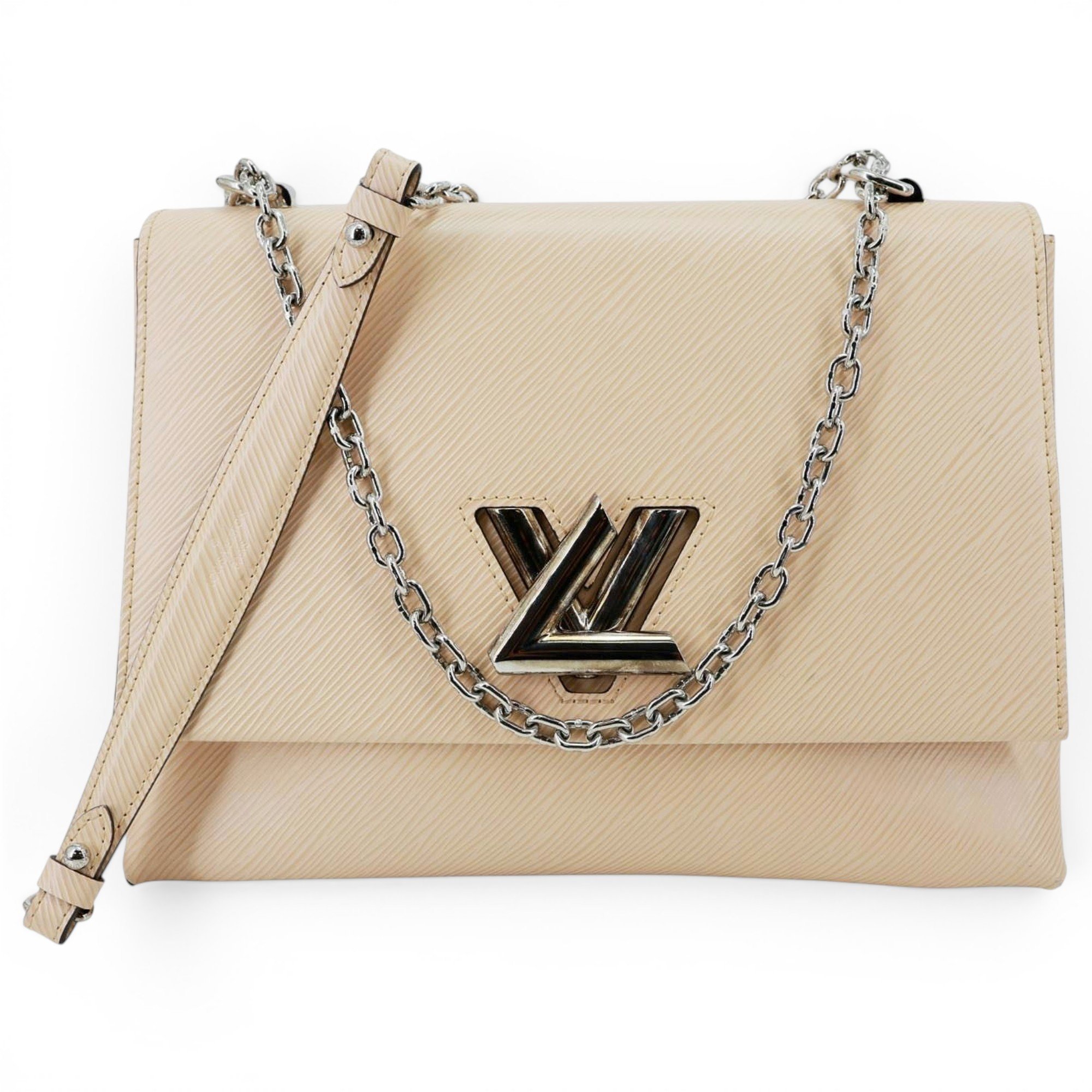 Twist Chain leather handbag