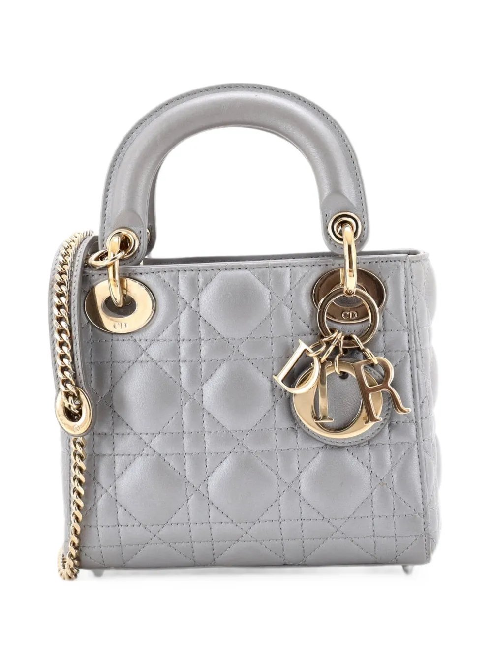 Lady Dior Chain Bag Cannage Quilt Lambskin Mini satchel