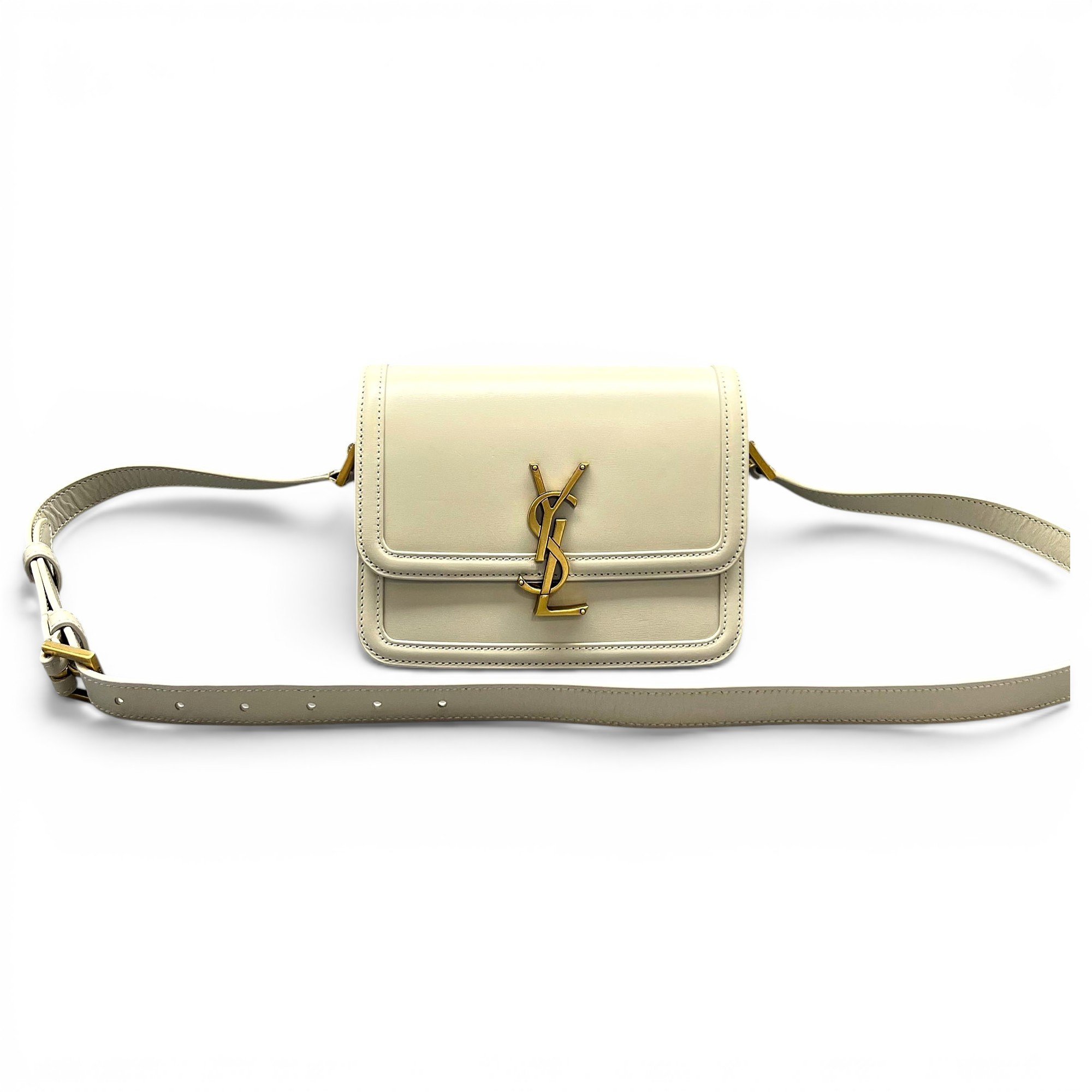 Solférino leather handbag