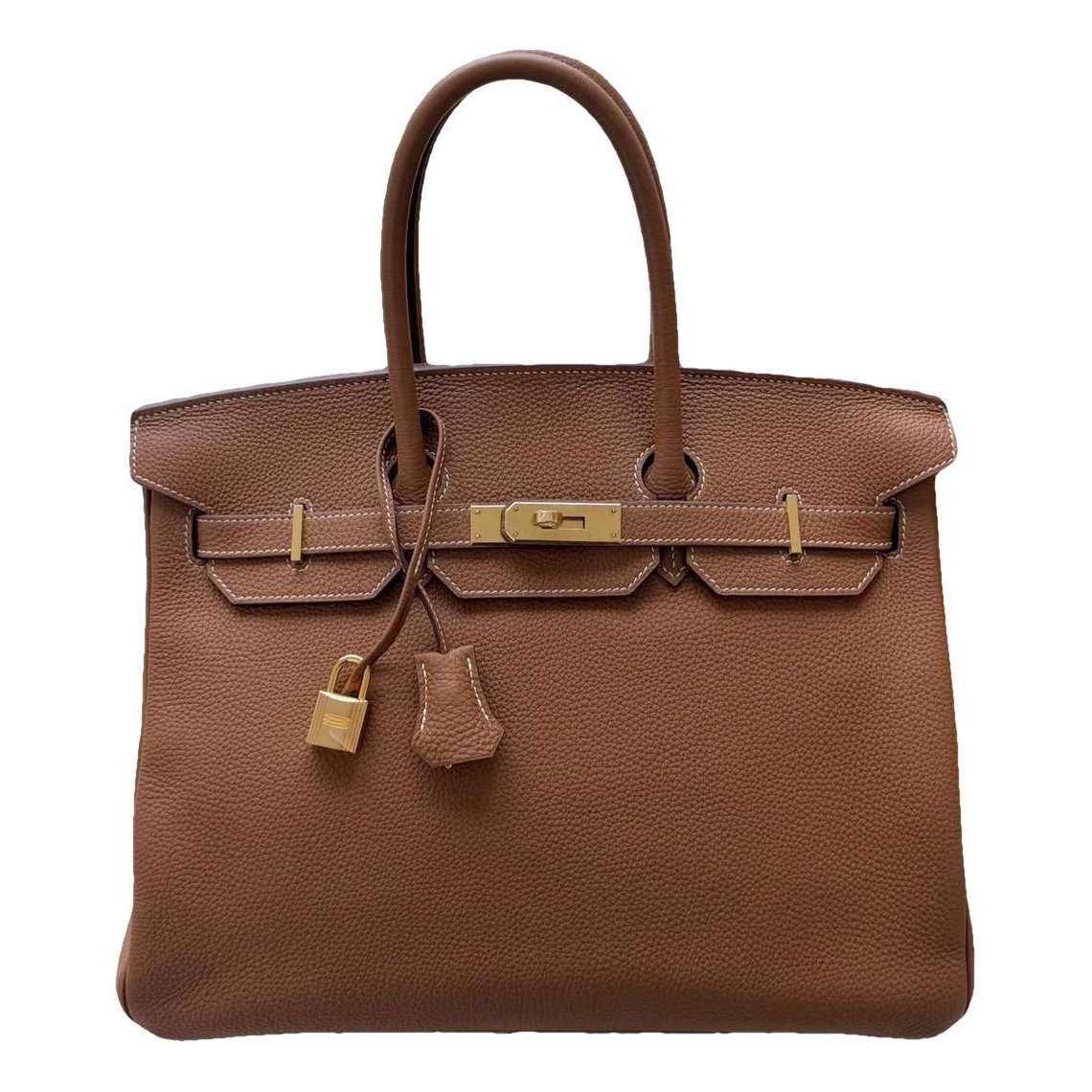 Birkin 35 leather handbag