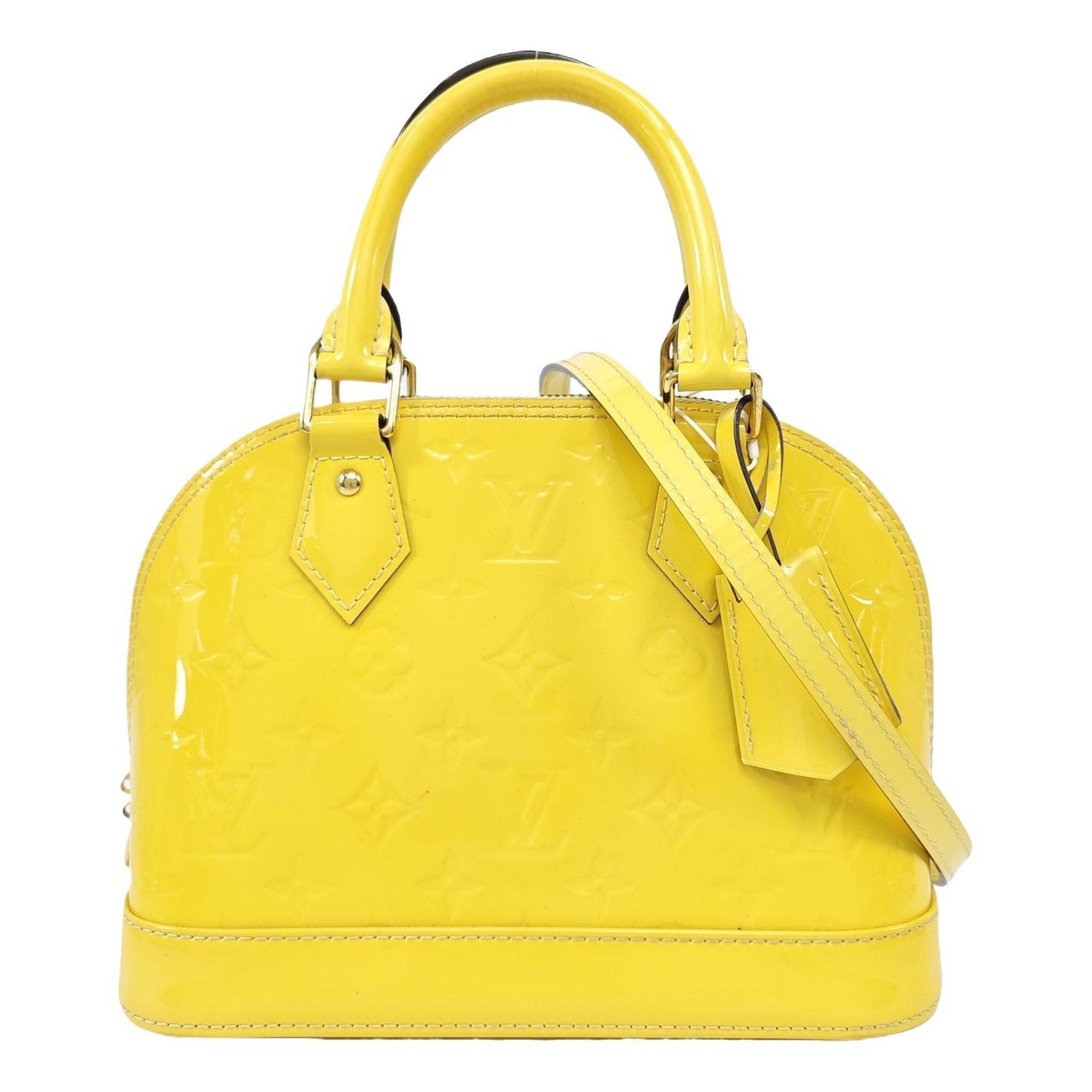 Alma patent leather handbag