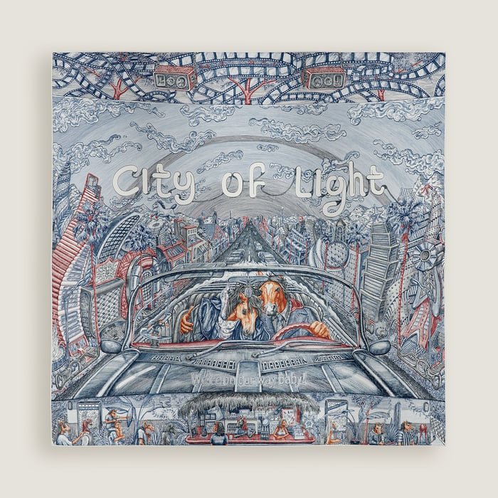 City Of Light Scarf 90