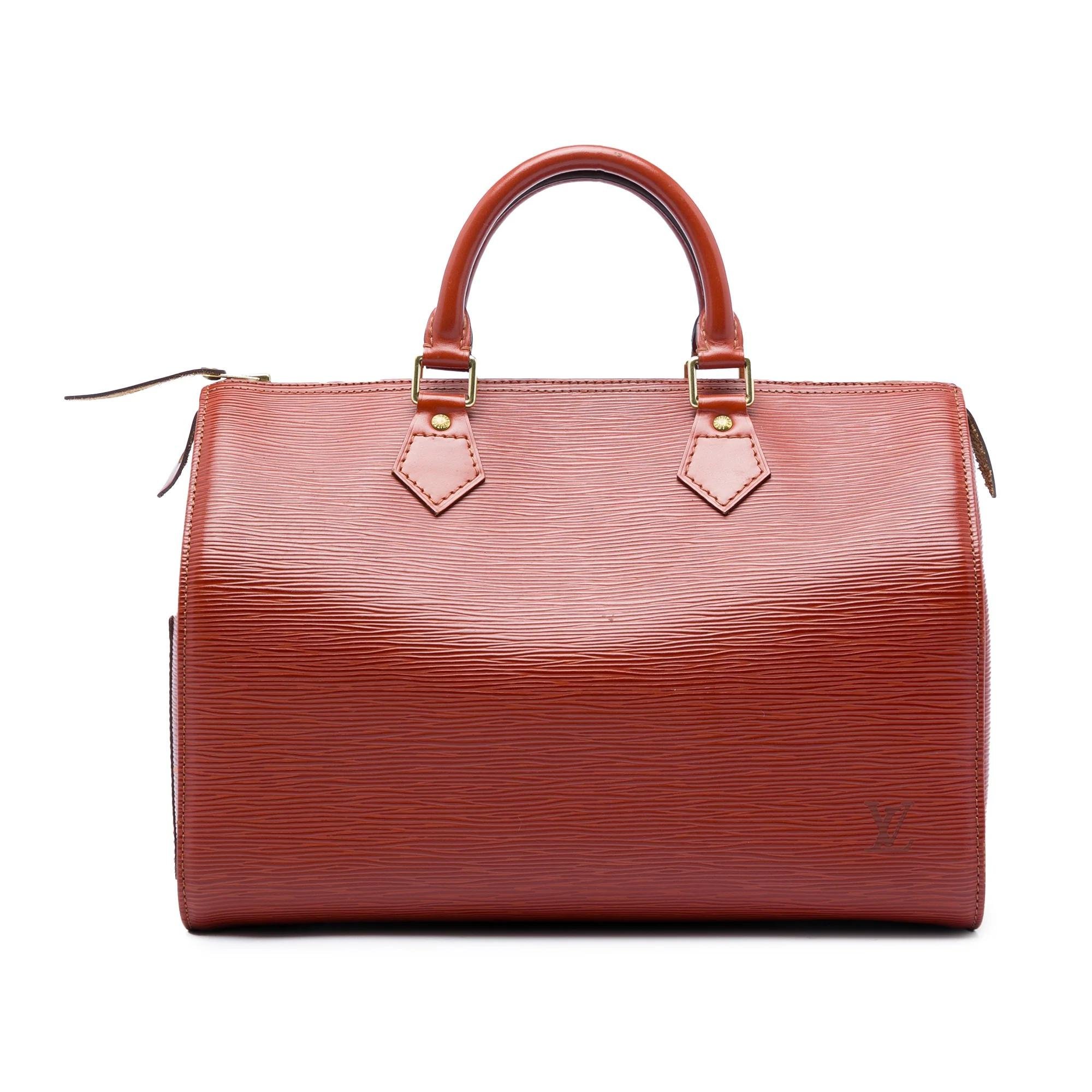 Speedy leather handbag
