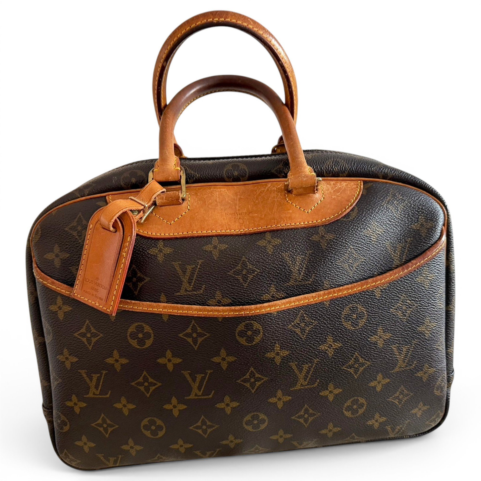 Deauville leather handbag