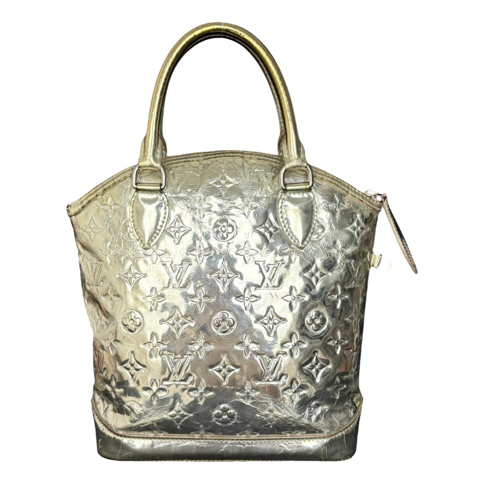 Lockit Vertical patent leather handbag