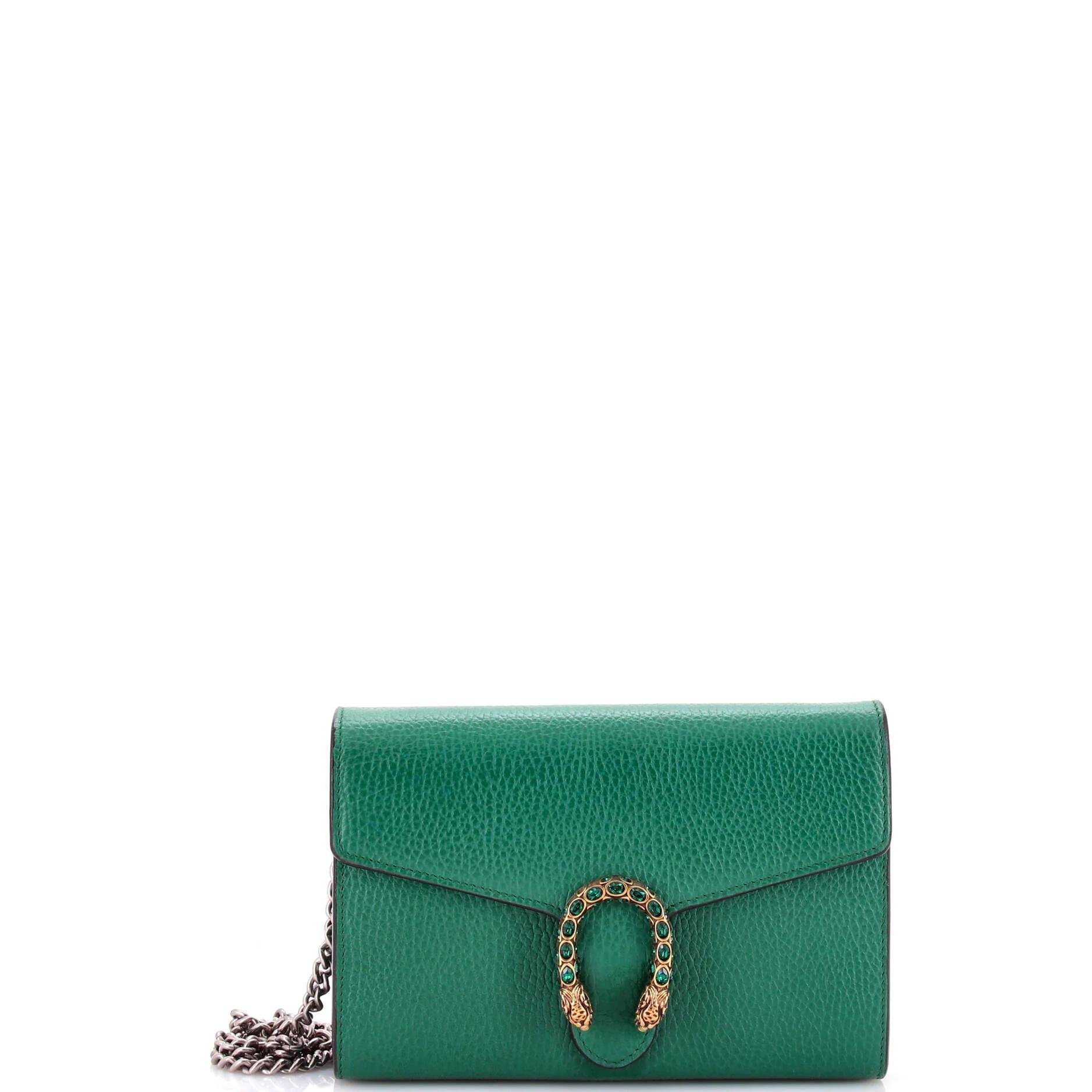 Gucci Dionysus Chain Wallet leather crossbody bag