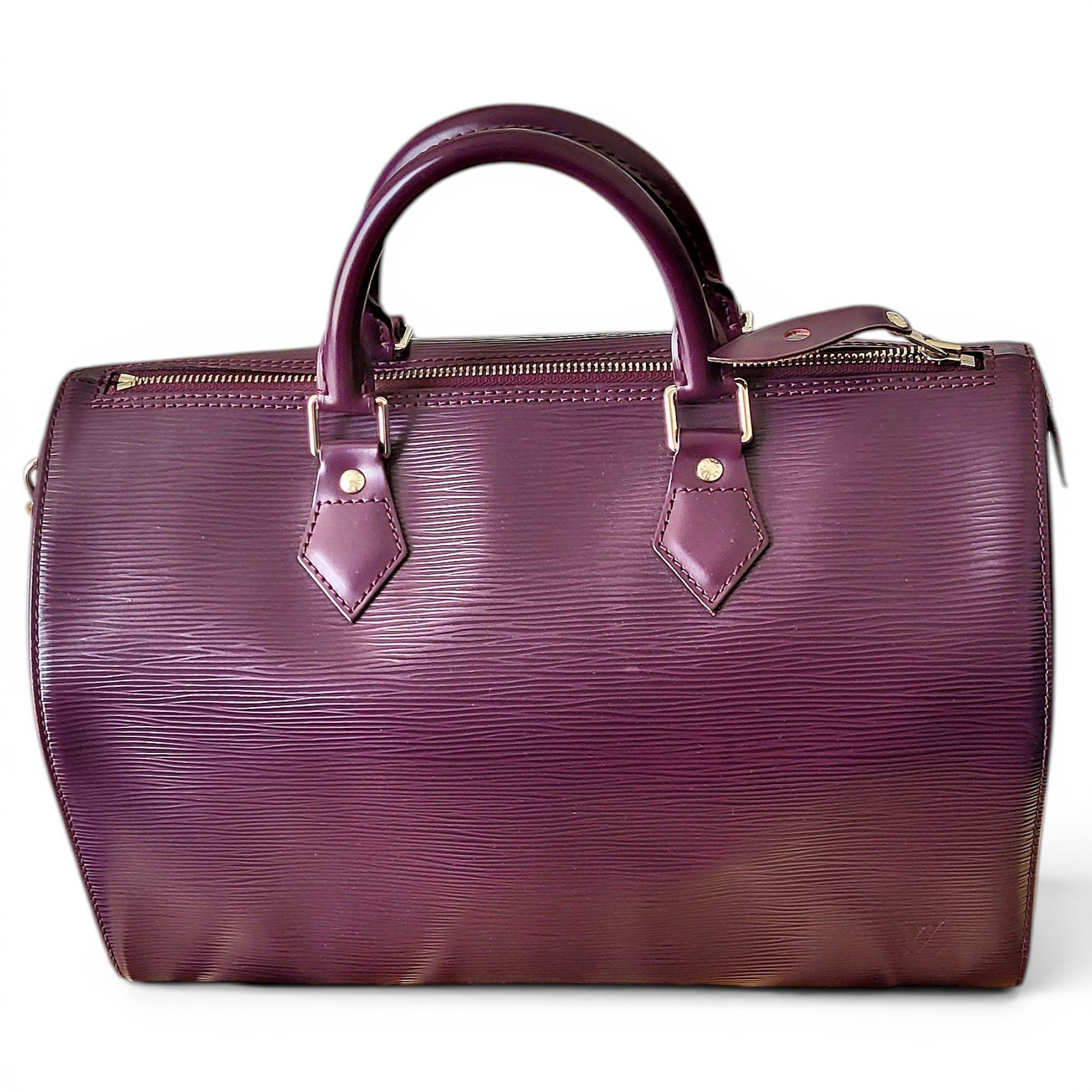 Speedy leather handbag