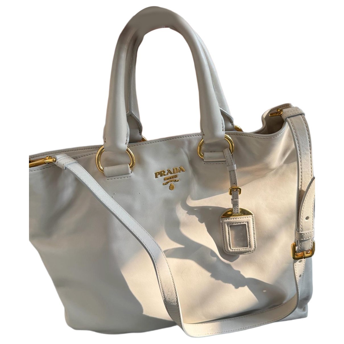 Leather tote