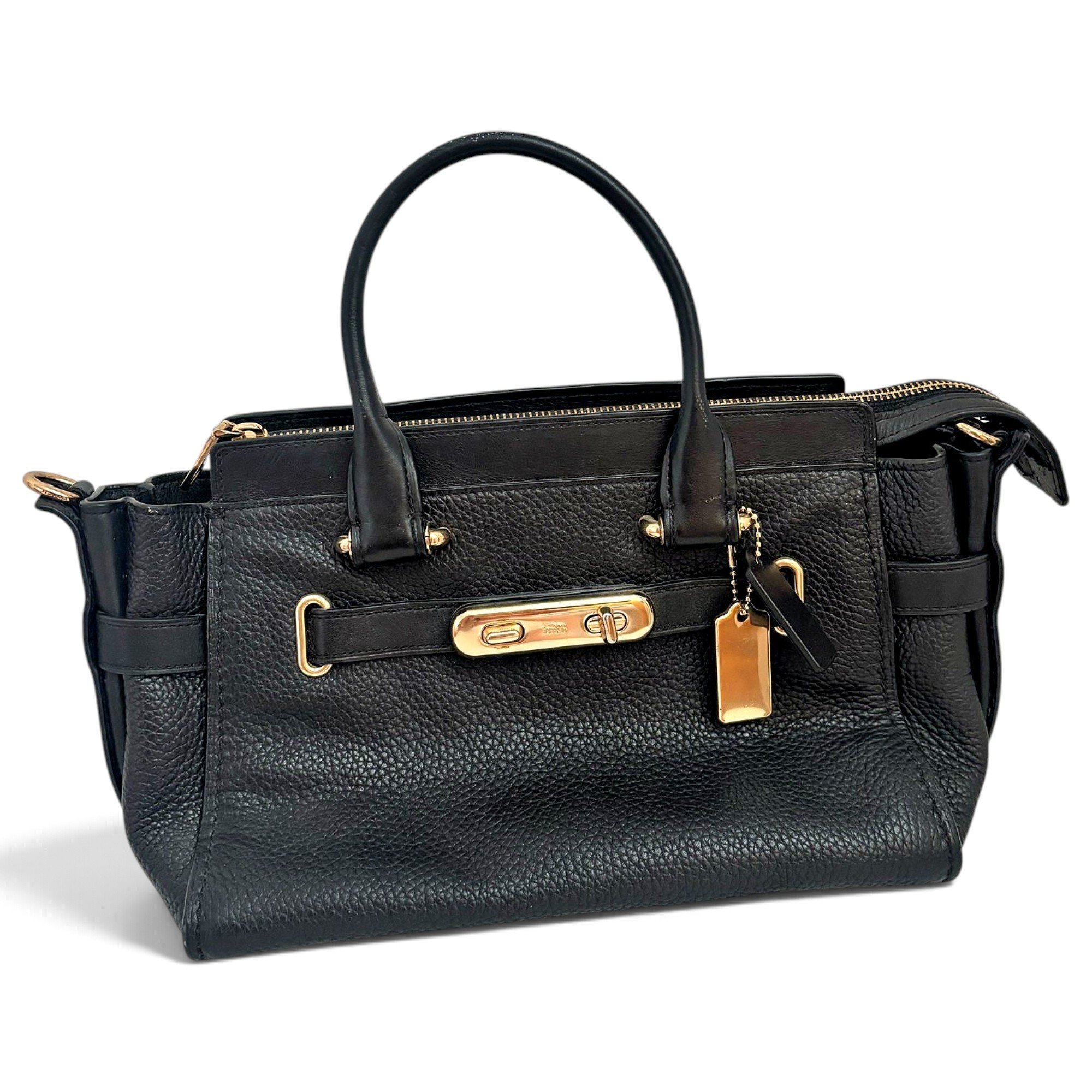 Leather satchel