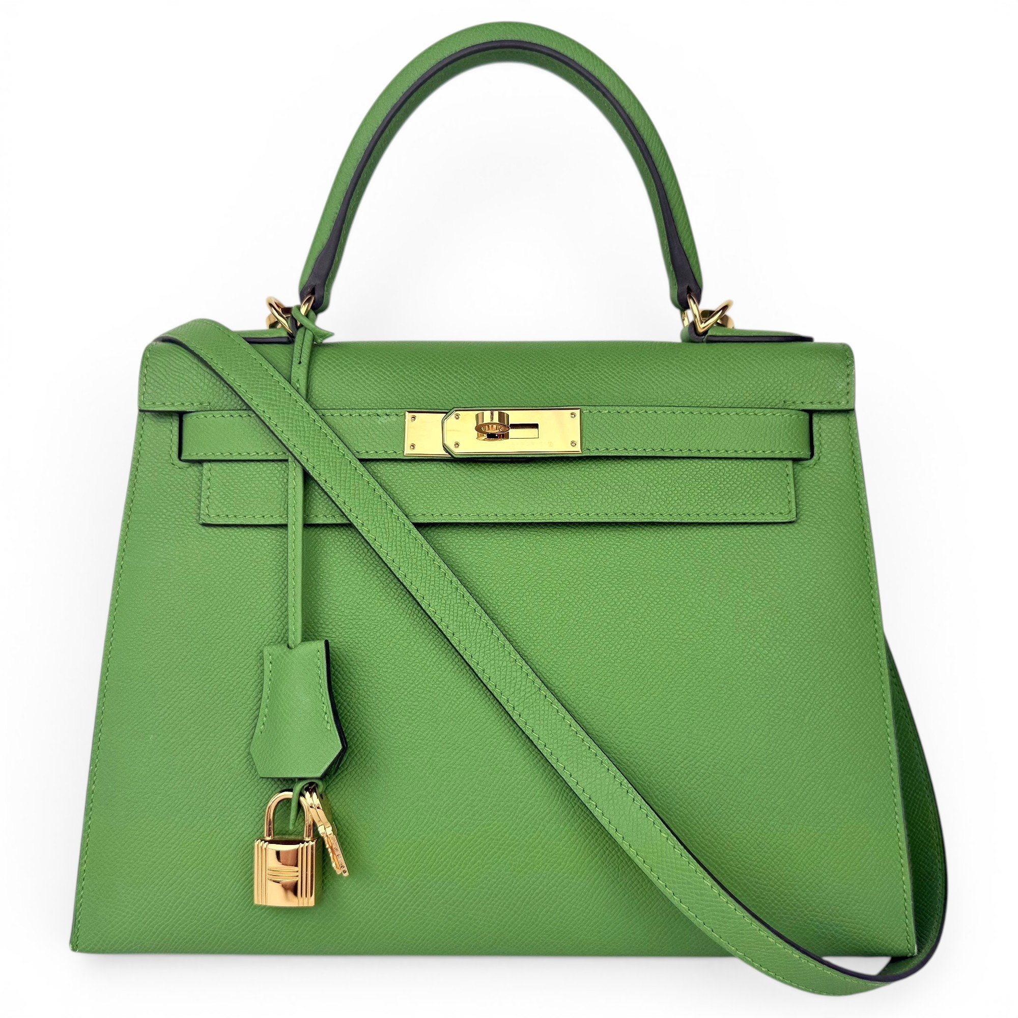 Kelly 28 leather handbag