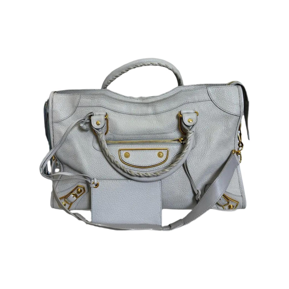 City leather crossbody bag