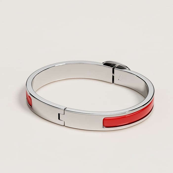 Rouge Amarante Mini Clic Chaine d'Ancre Bracelet