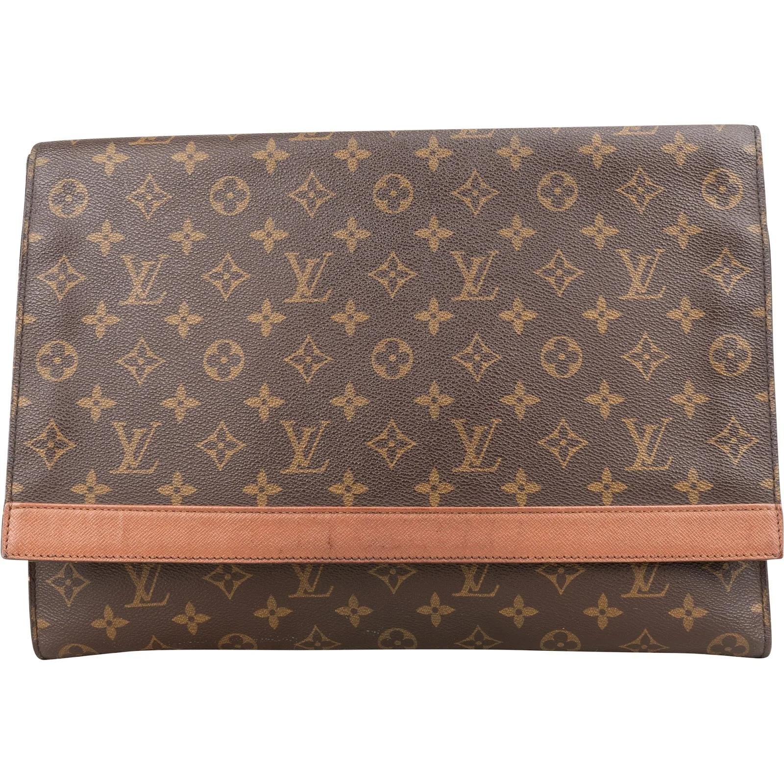 Porte Documents Voyage leather handbag