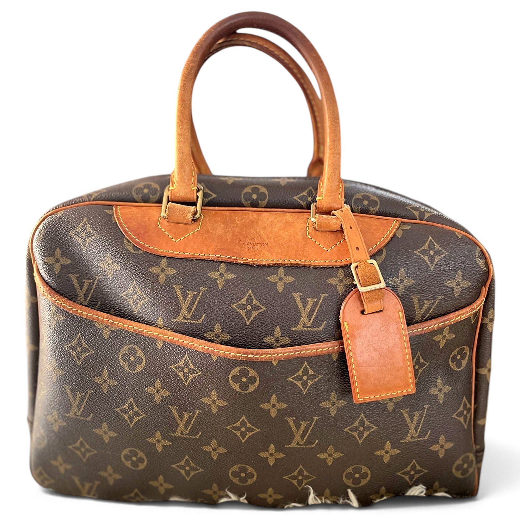 Deauville leather handbag
