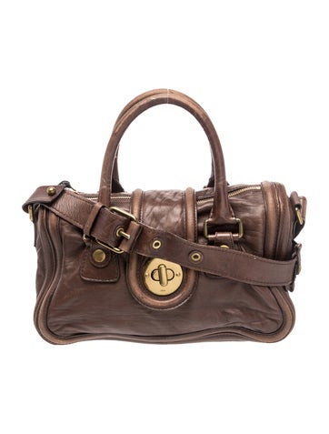 Leather Top Handle Bag Vintage