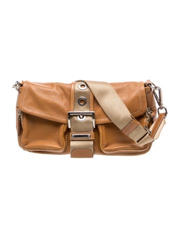 Saffiano Leather Shoulder Bag