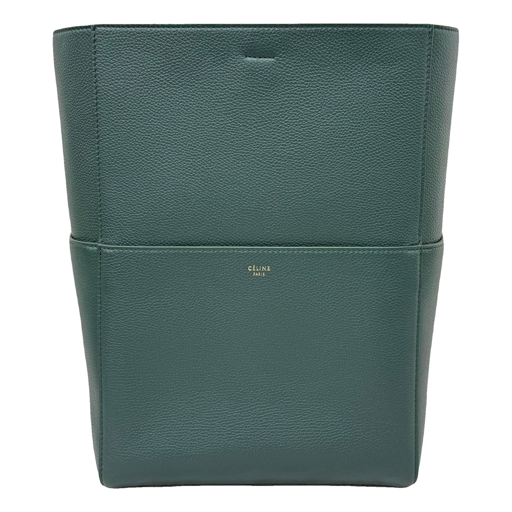Seau Sangle leather handbag