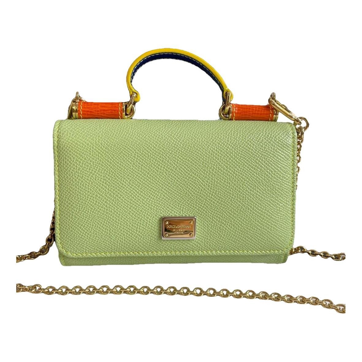 Dolce & Gabbana Sicily leather crossbody bag