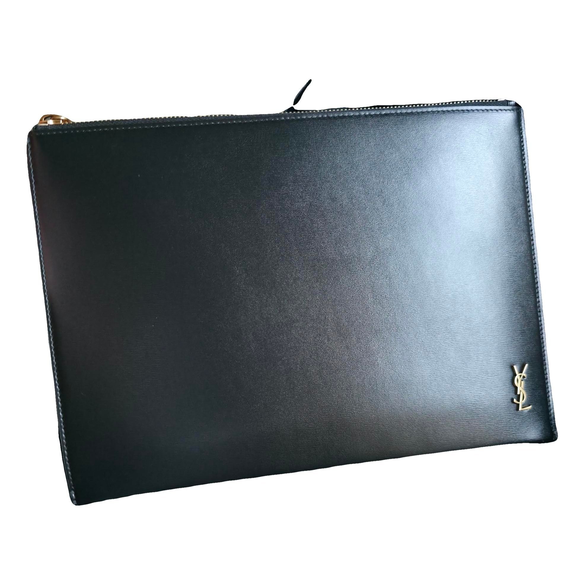 Cassandre leather clutch bag