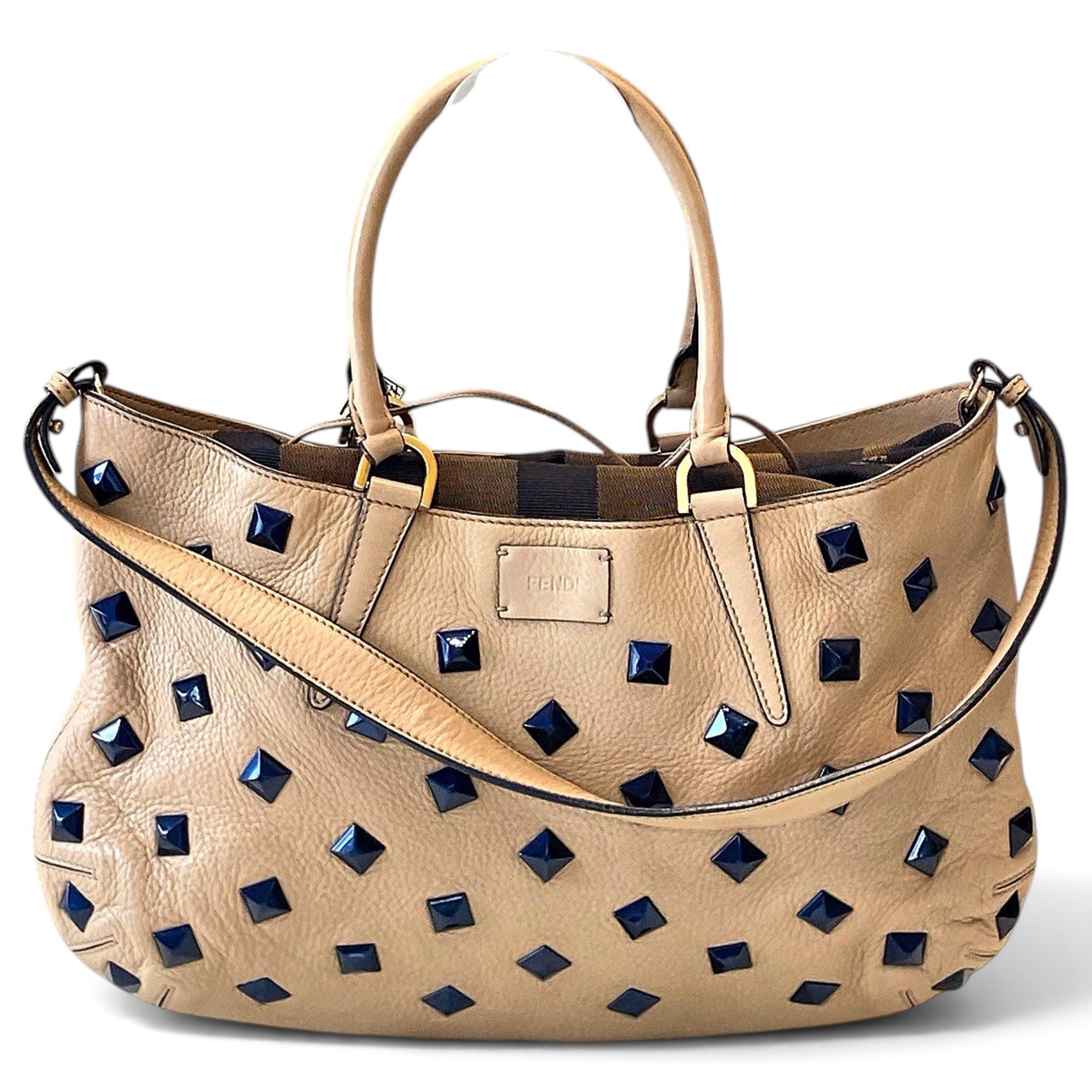 Leather tote