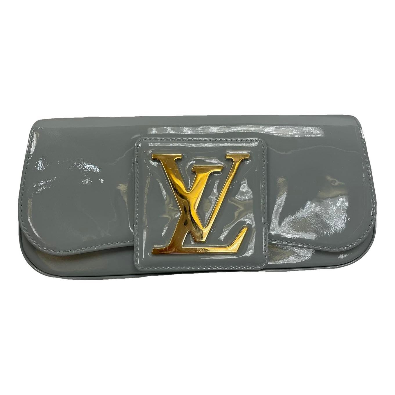 Sobe patent leather clutch bag