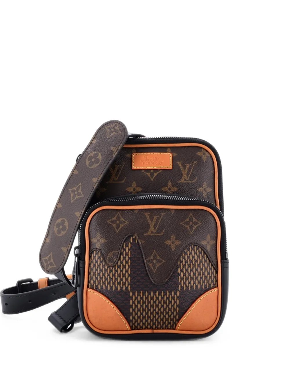 Nigo Amazone Sling Bag Limited Edition Giant Damier and Monogram Canvas crossbody bag