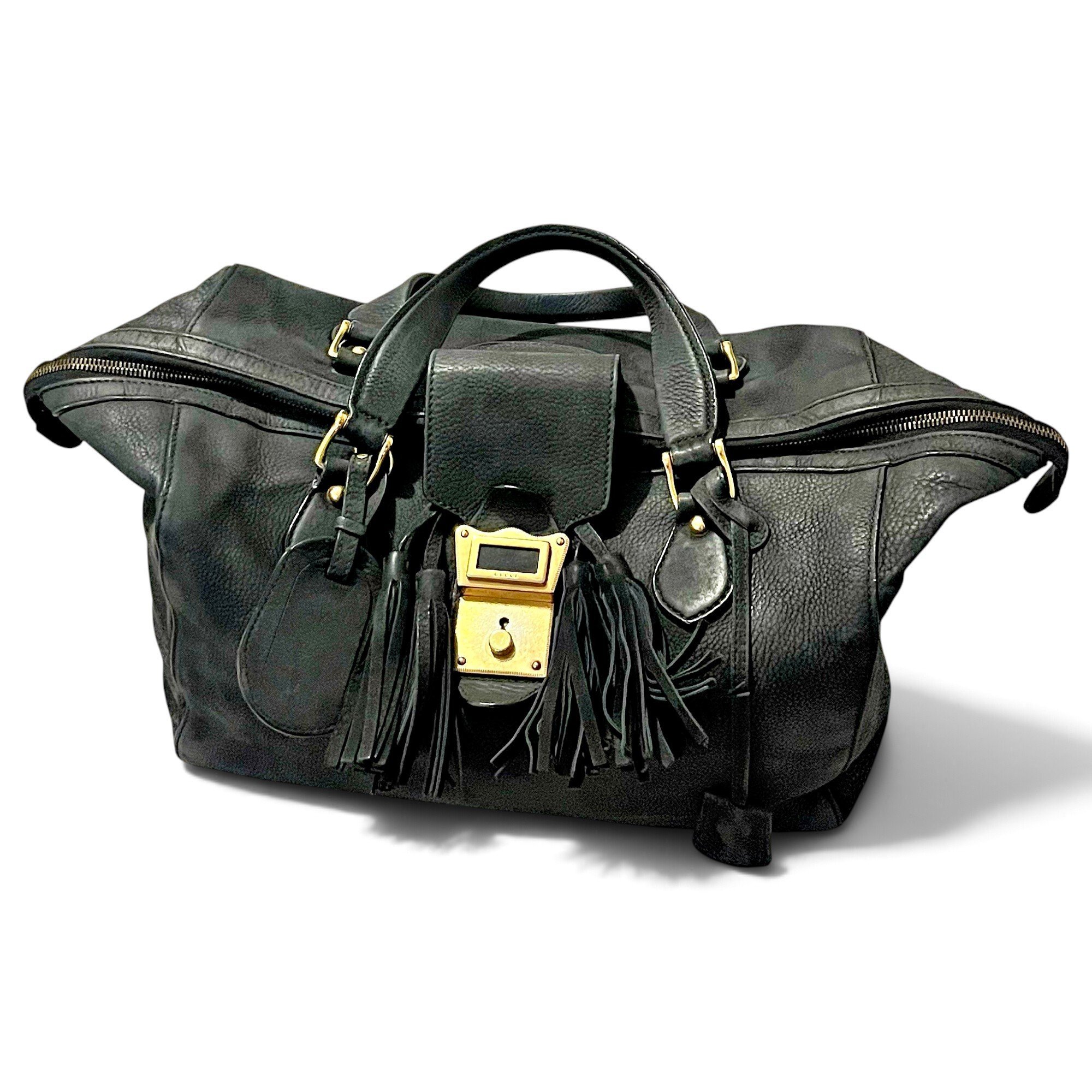 Leather handbag