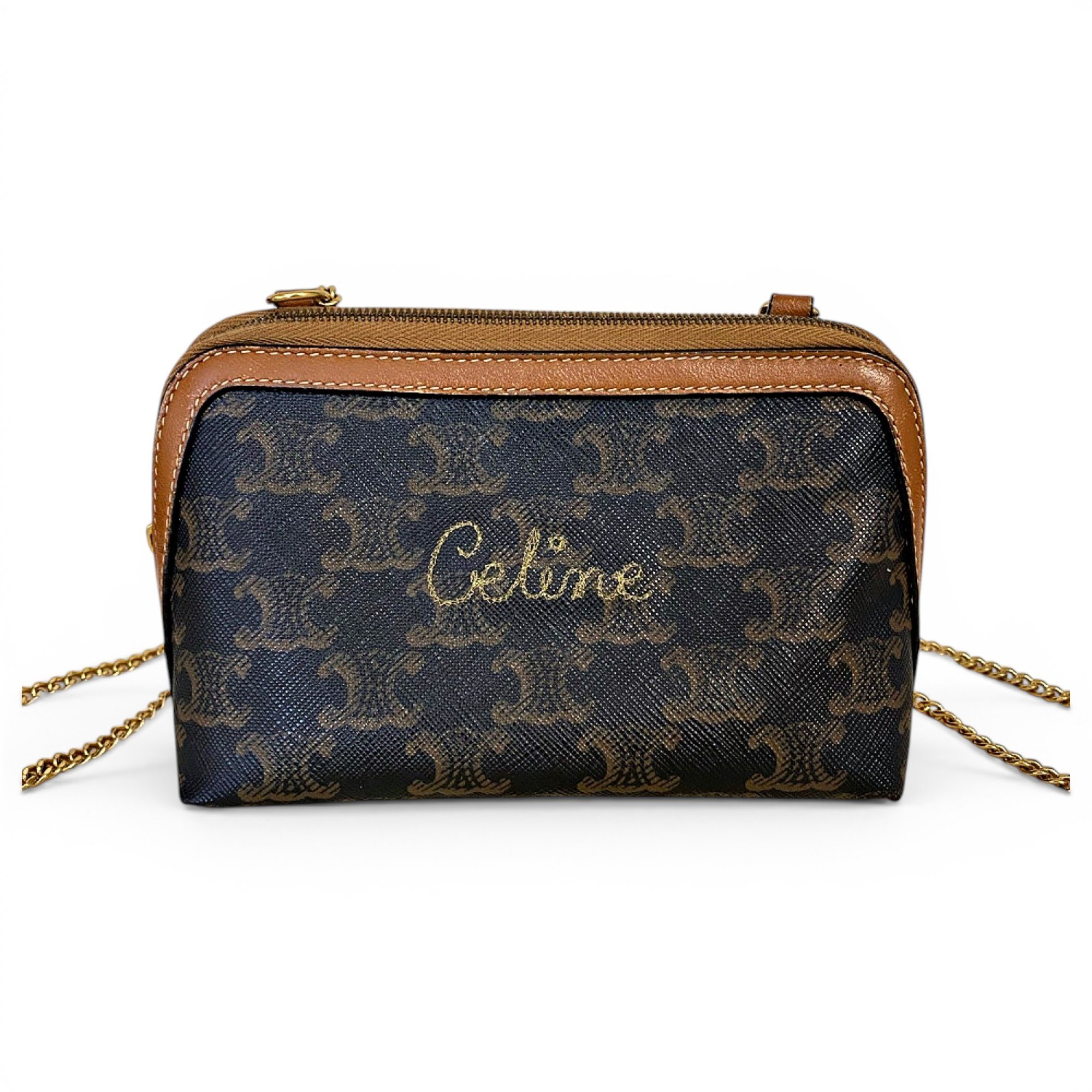 Leather crossbody bag