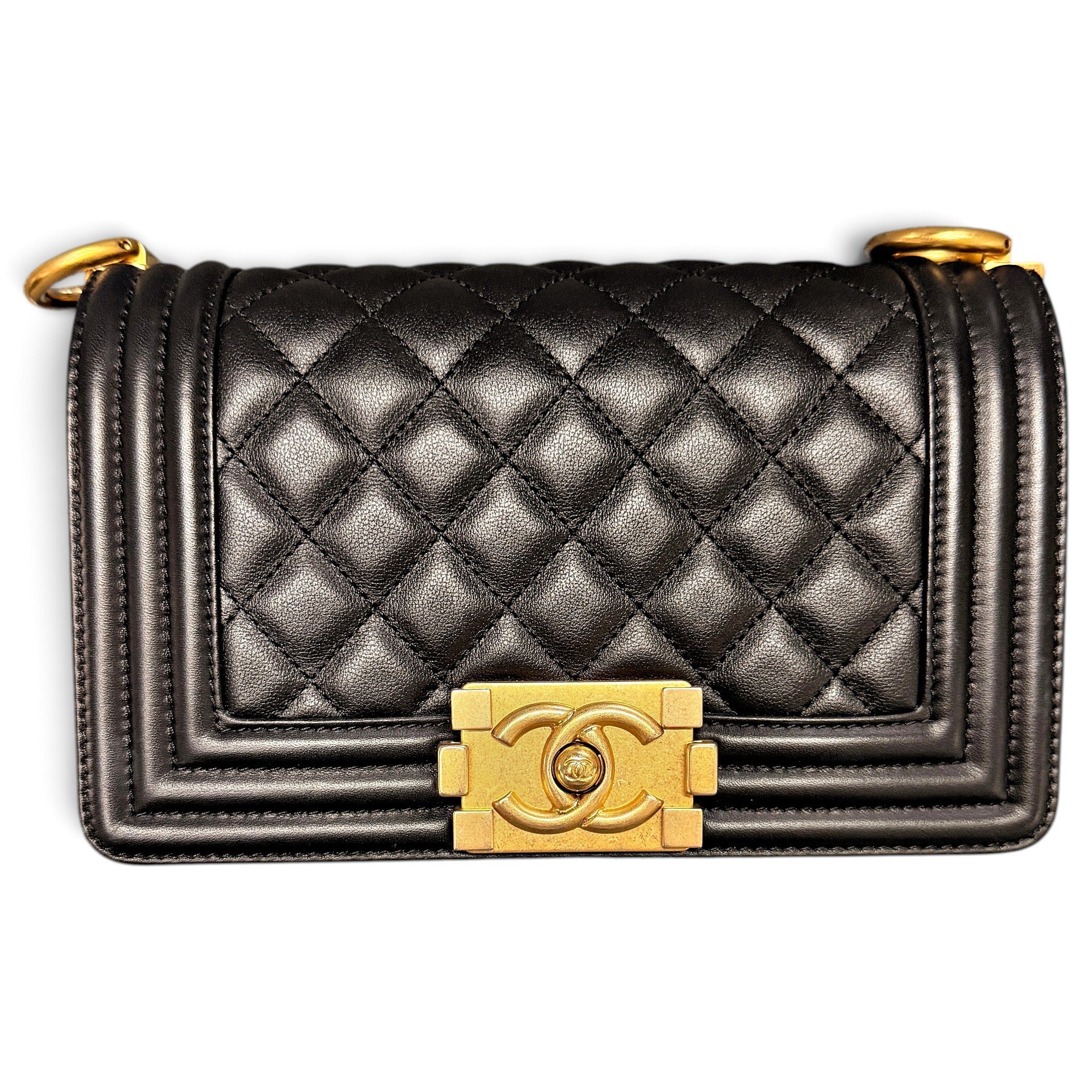 Boy leather crossbody bag