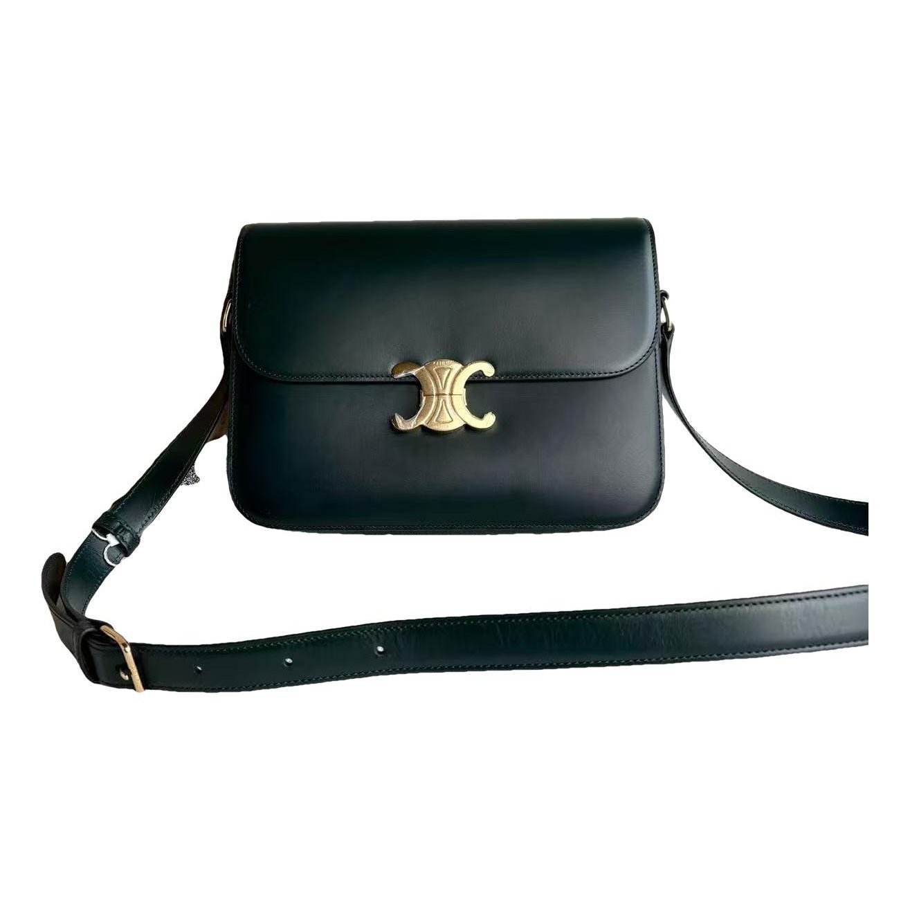Triomphe leather handbag
