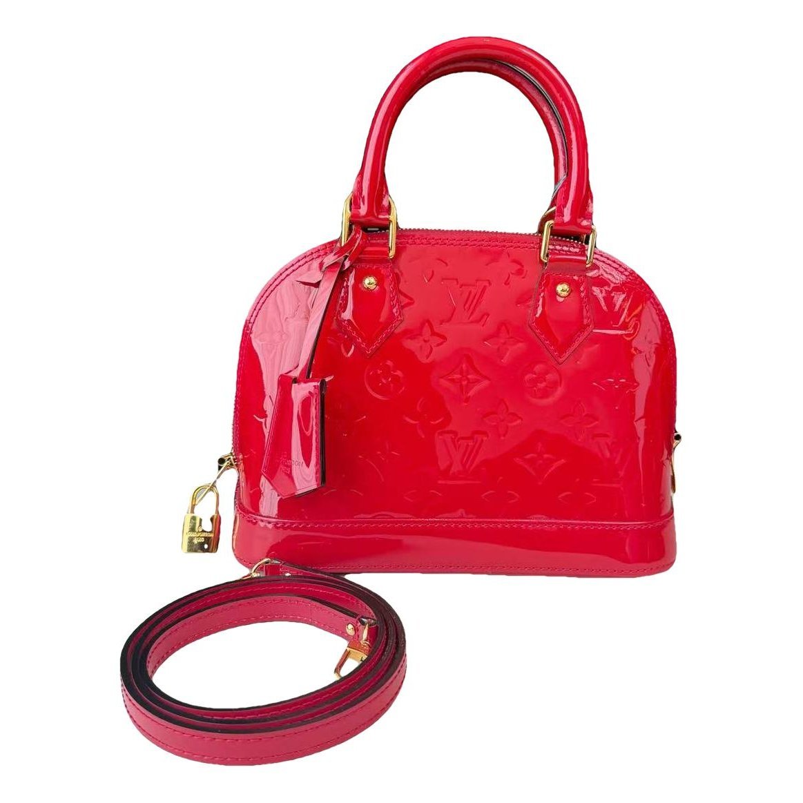 Alma BB patent leather handbag