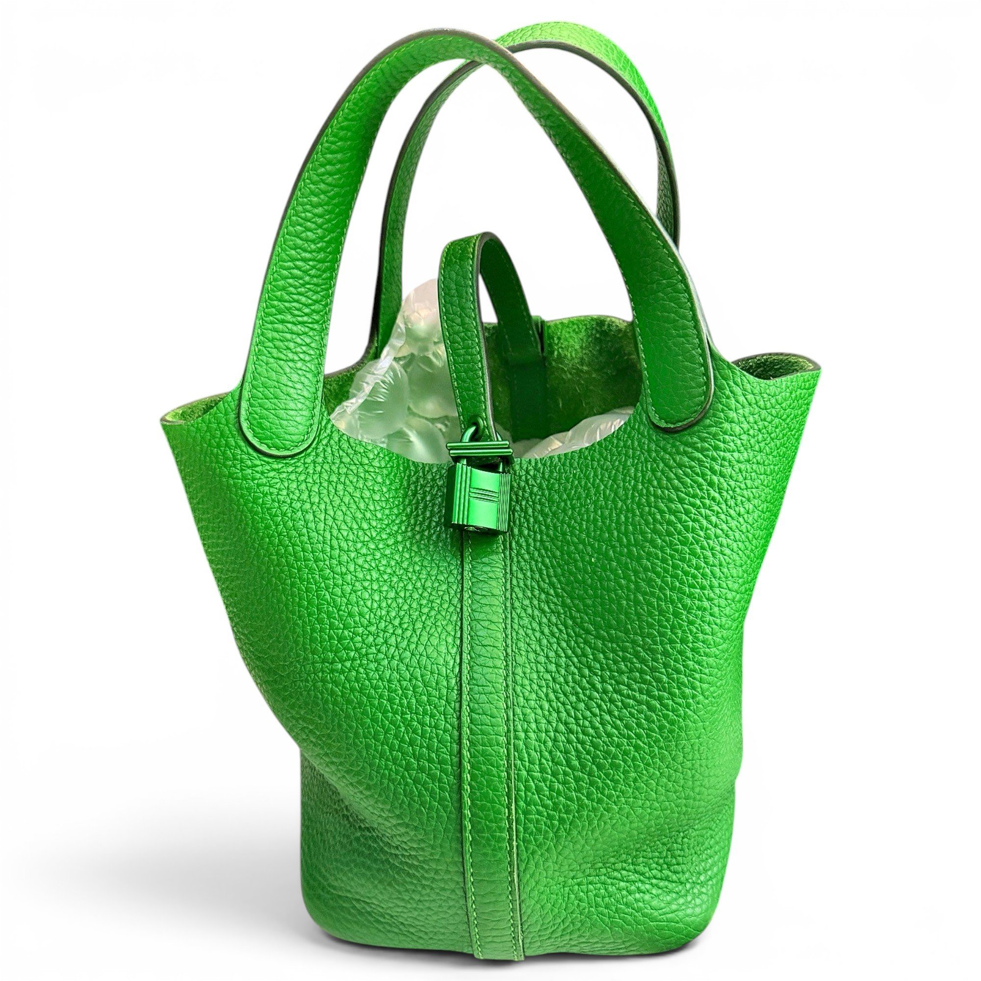 Picotin leather handbag