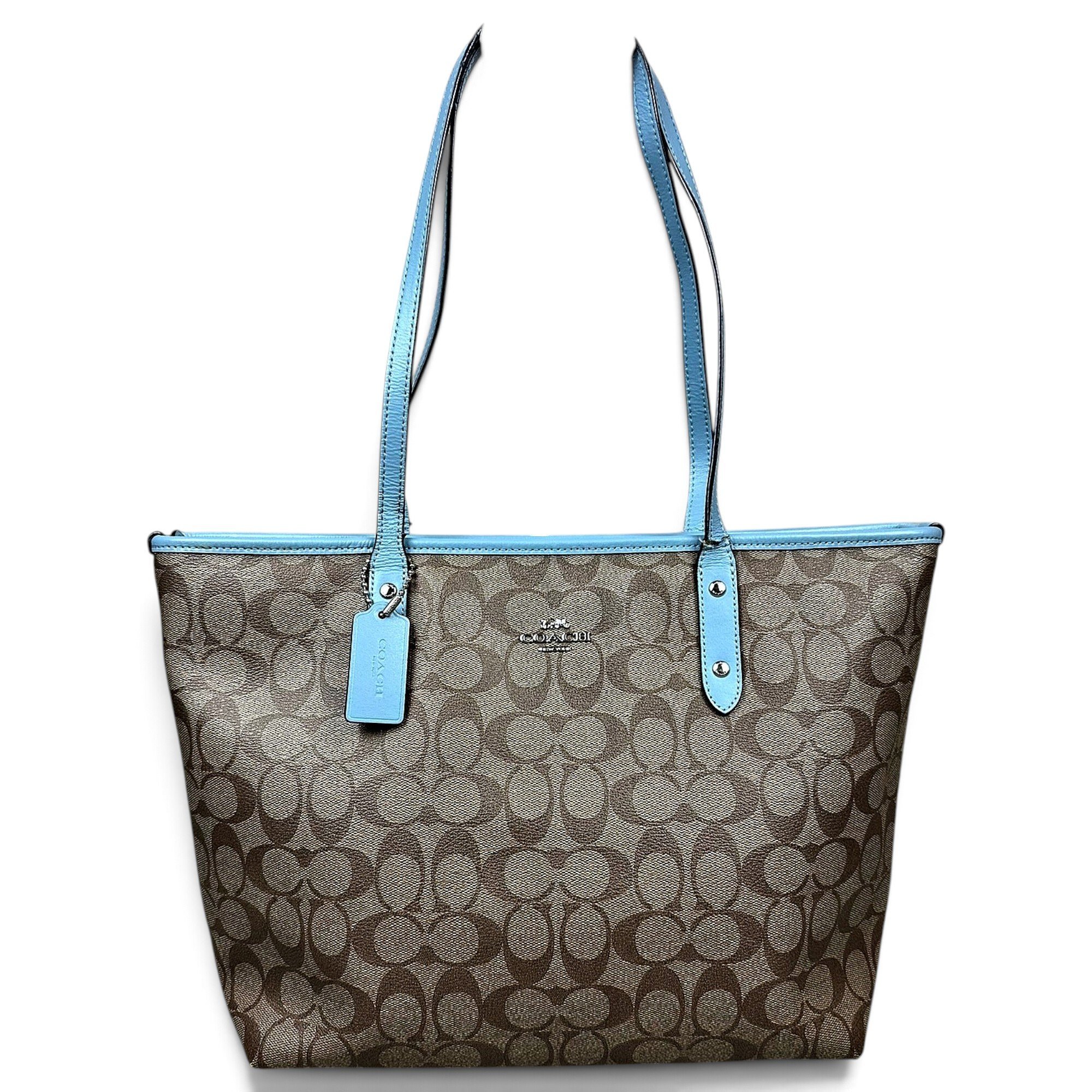 Coach CITY ZIP TOTE leather handbag