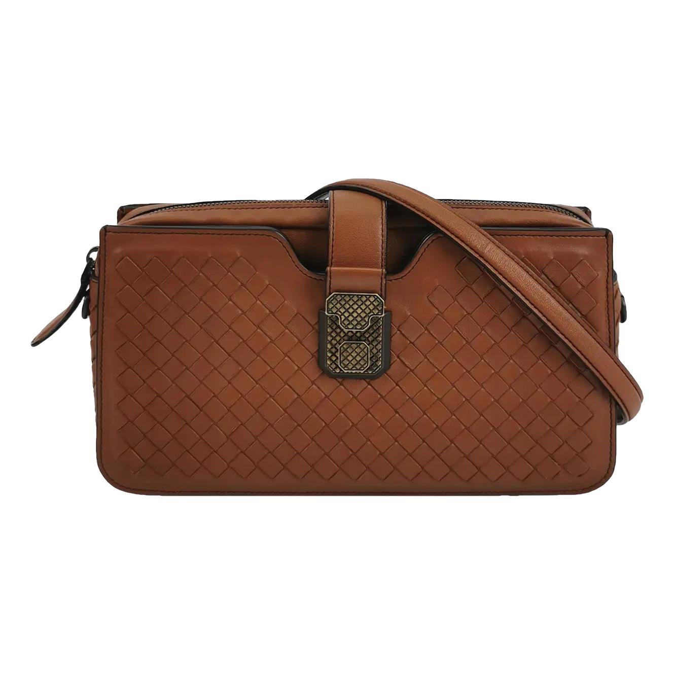 Piazza leather crossbody bag