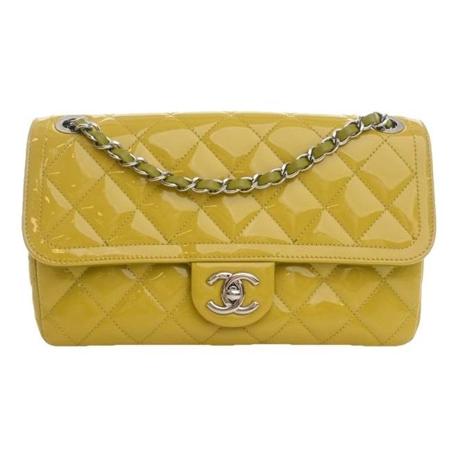 Patent leather crossbody bag