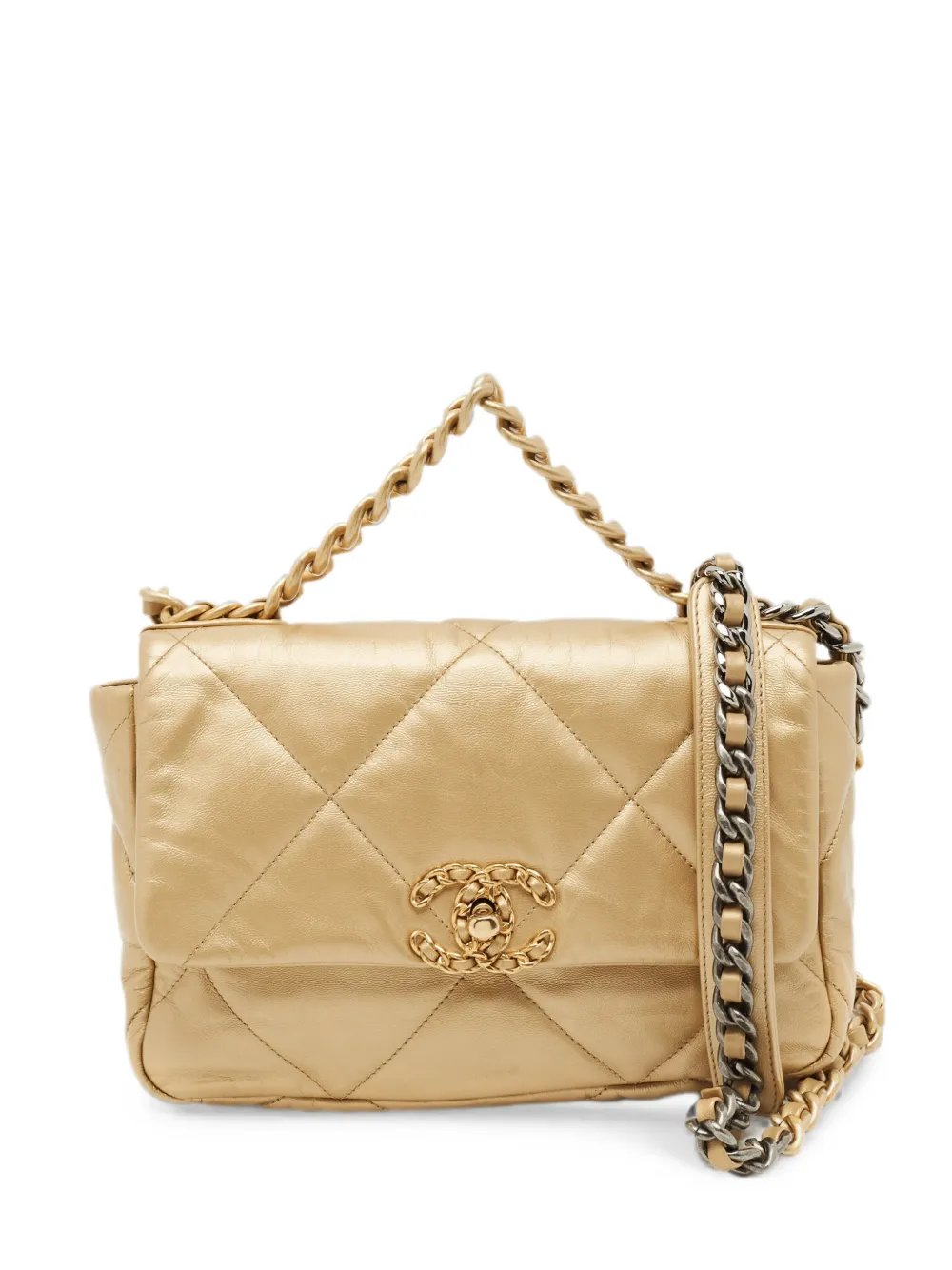 2020 19 Flap quilted shoulder bag