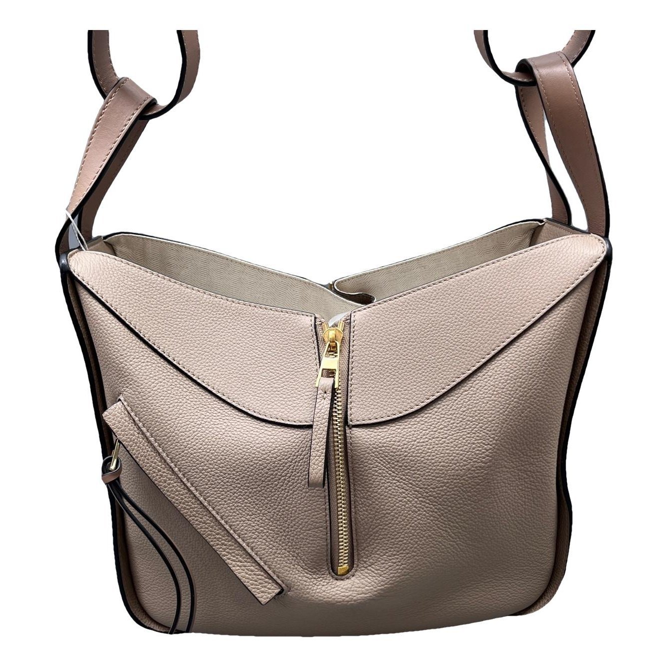 Hammock leather handbag