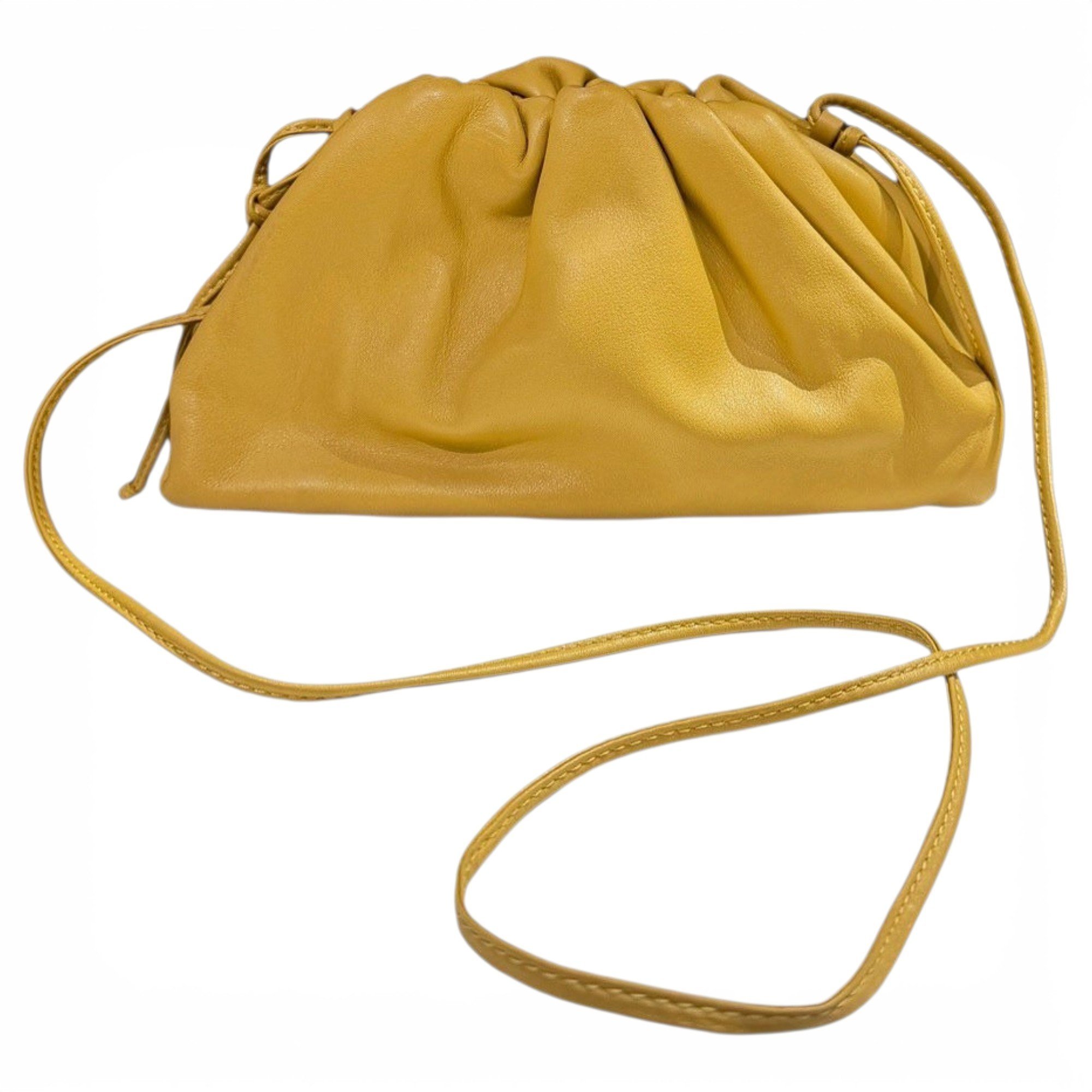 Pouch leather handbag