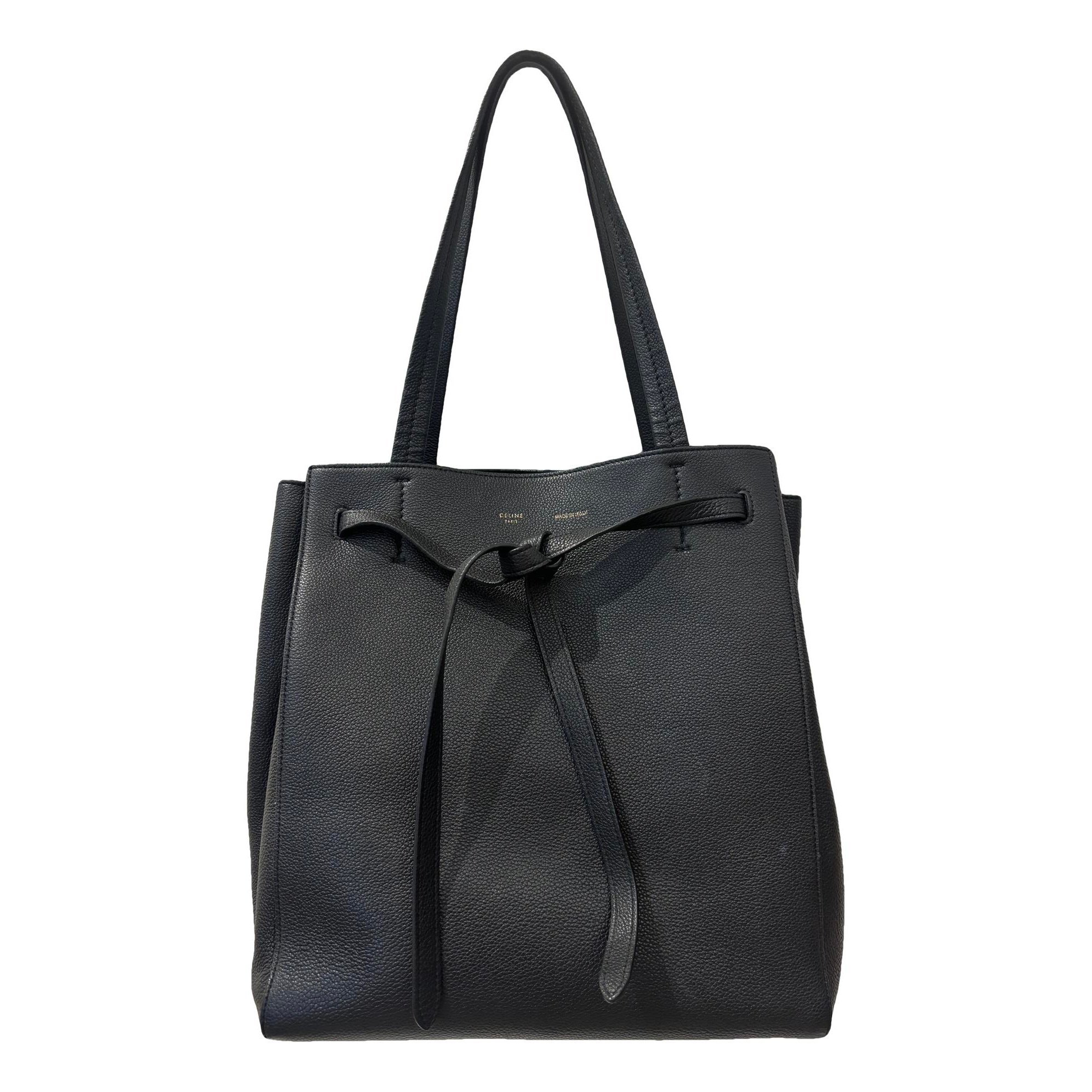 Leather tote